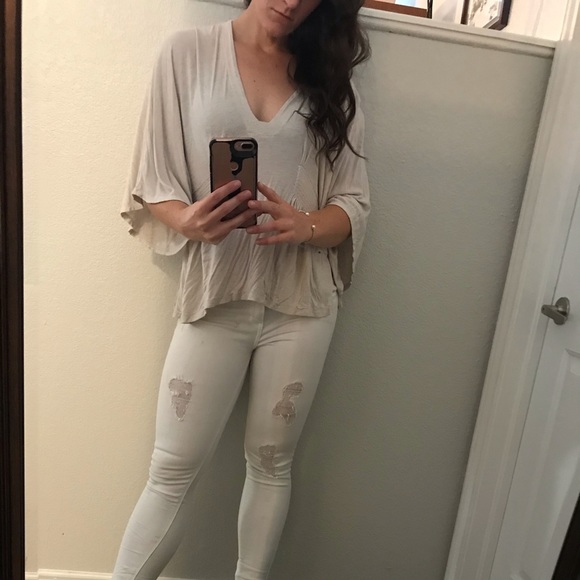 Off white Free People tunic - Picture 3 of 4